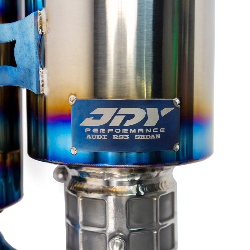 Load image into Gallery viewer, JDY 2.5T RS3/TTRS 8V/8S Racing Titanium Exhaust - Catback
