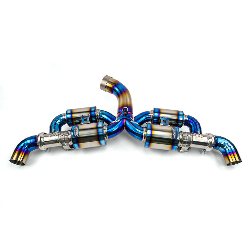 Load image into Gallery viewer, JDY 2.5T RS3/TTRS 8V/8S Racing Titanium Exhaust - Catback
