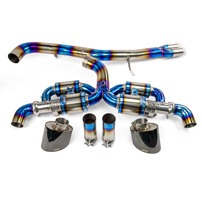 Load image into Gallery viewer, JDY 2.5T RS3/TTRS 8V/8S Racing Titanium Exhaust - Catback
