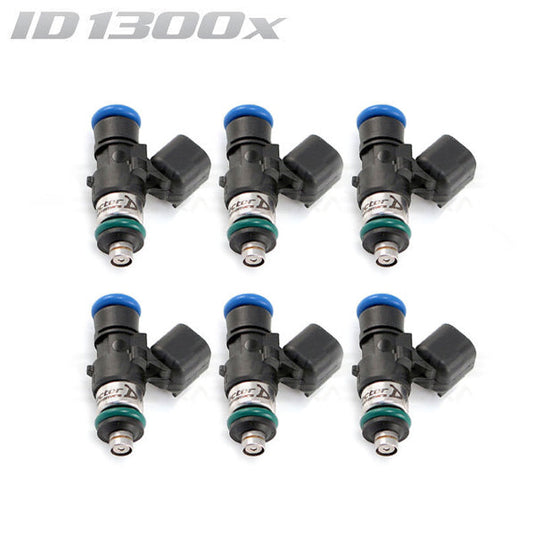 Injector Dynamics ID1300-XDS 34mm Injectors Set of 6 w/14mm Top & 14mm Lower O-Ring