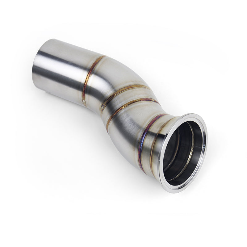 Load image into Gallery viewer, JDY 4" Catless Downpipe for 2.0TSI MQB Golf 7/7.5 GTI/R A3/S3 Leon
