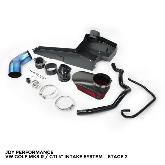 JDY Performance VW Golf MK8 R / GTI 4” Intake System – Stage 1 & Stage 2