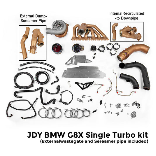 JDY BMW G8X S58 RHD 1000hp+ Top Mount Single Turbo Kit M2/M3/M4 - Inc Engine Catch Tank Kit