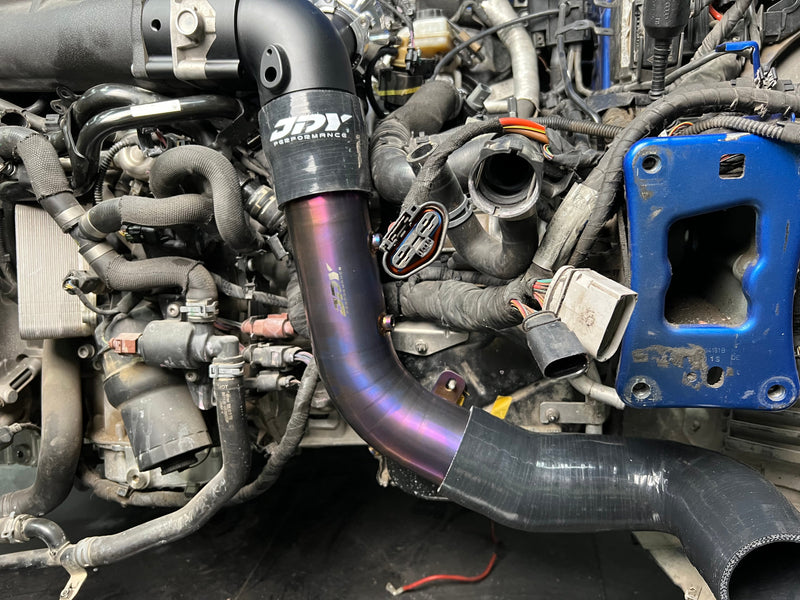 Load image into Gallery viewer, JDY Audi RS3/TTRS 2.5TFSI Throttle Elbow BOV &amp; Titanium Boost Pipe Kits
