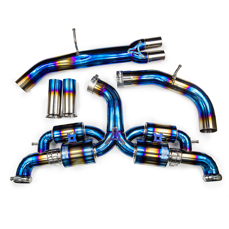 Load image into Gallery viewer, JDY 2.5T RS3 8Y Racing Titanium catback Exhaust
