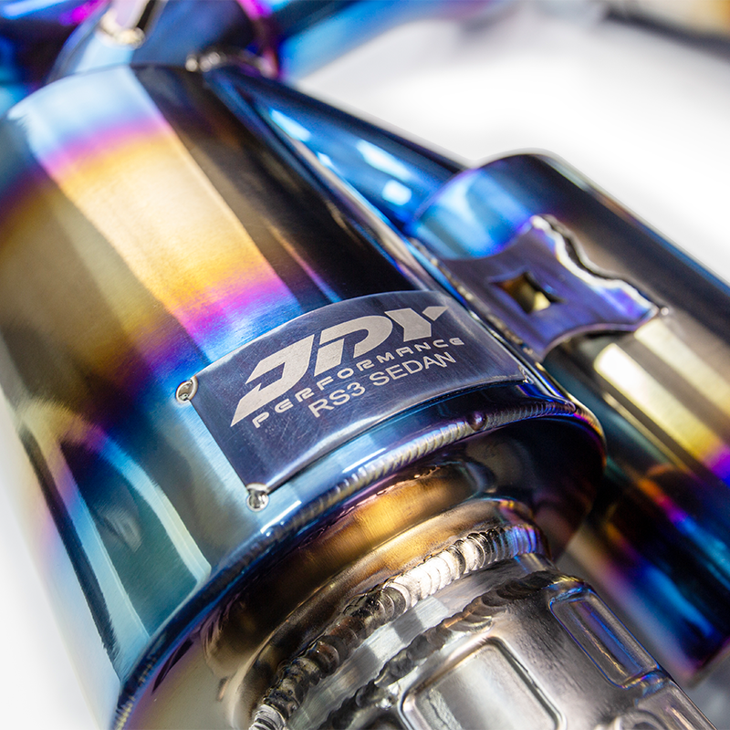 Load image into Gallery viewer, JDY 2.5T RS3 8Y Racing Titanium catback Exhaust

