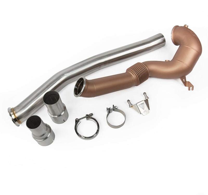 Load image into Gallery viewer, JDY Performance AWD 130mm Catted Downpipe MQB EVO - EA8888.4 MK8R/S3 8Y/TIGUAN R/FORMENTOR
